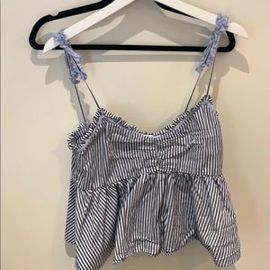 Zara top. Summer. Ruffles.